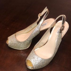 GUESS Slingback Platform Heels!!